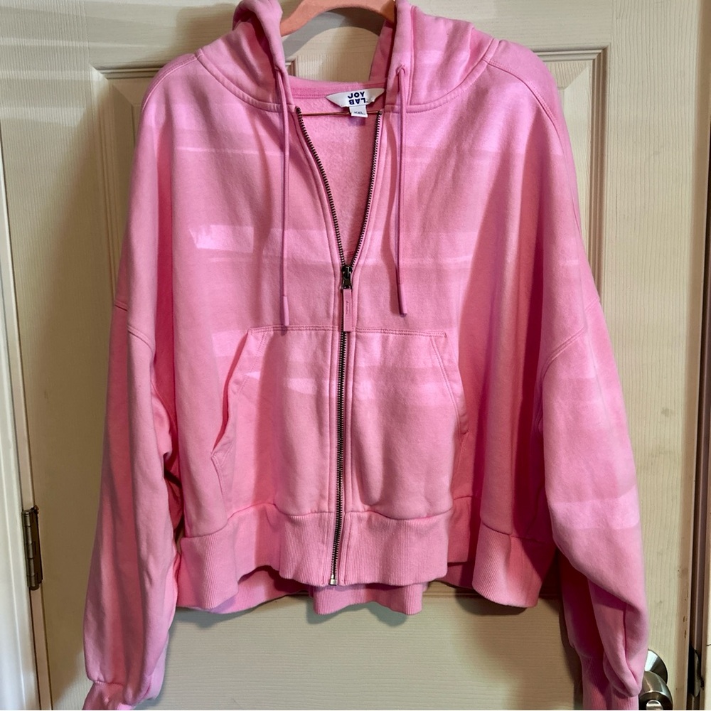 JoyLab Pink Zip-Up Hoodie